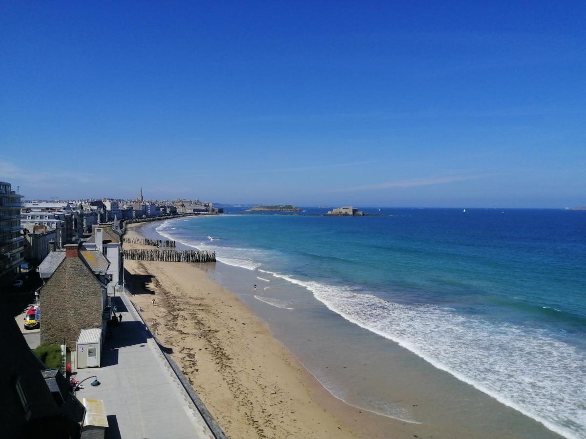 Appartement Saint-Malo 800M De La Plage Bagian luar foto